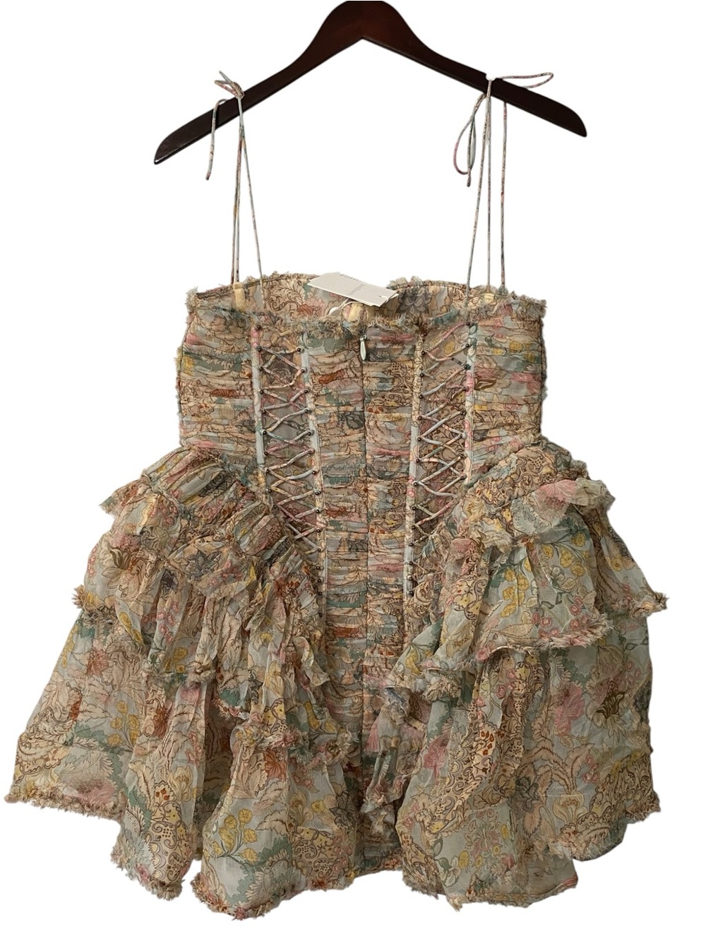 NWT Zimmermann Rebellion Freyed Silk Dress Size 2 US M - Picture 13 of 17